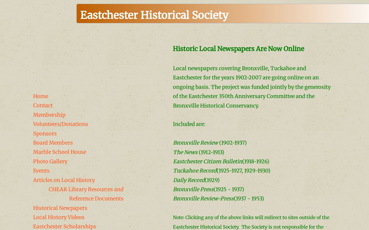 Eastchester city directory companion newspaper archive